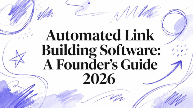 Automated Link Building Software: A Founder’s Guide 2026