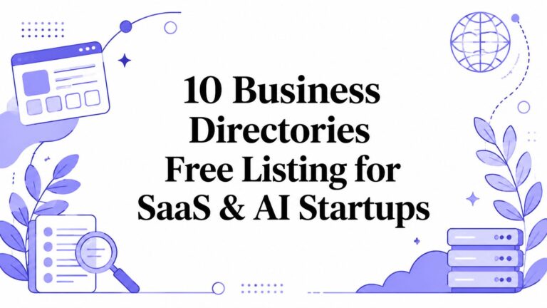 10 Business Directories Free Listing for SaaS & AI Startups