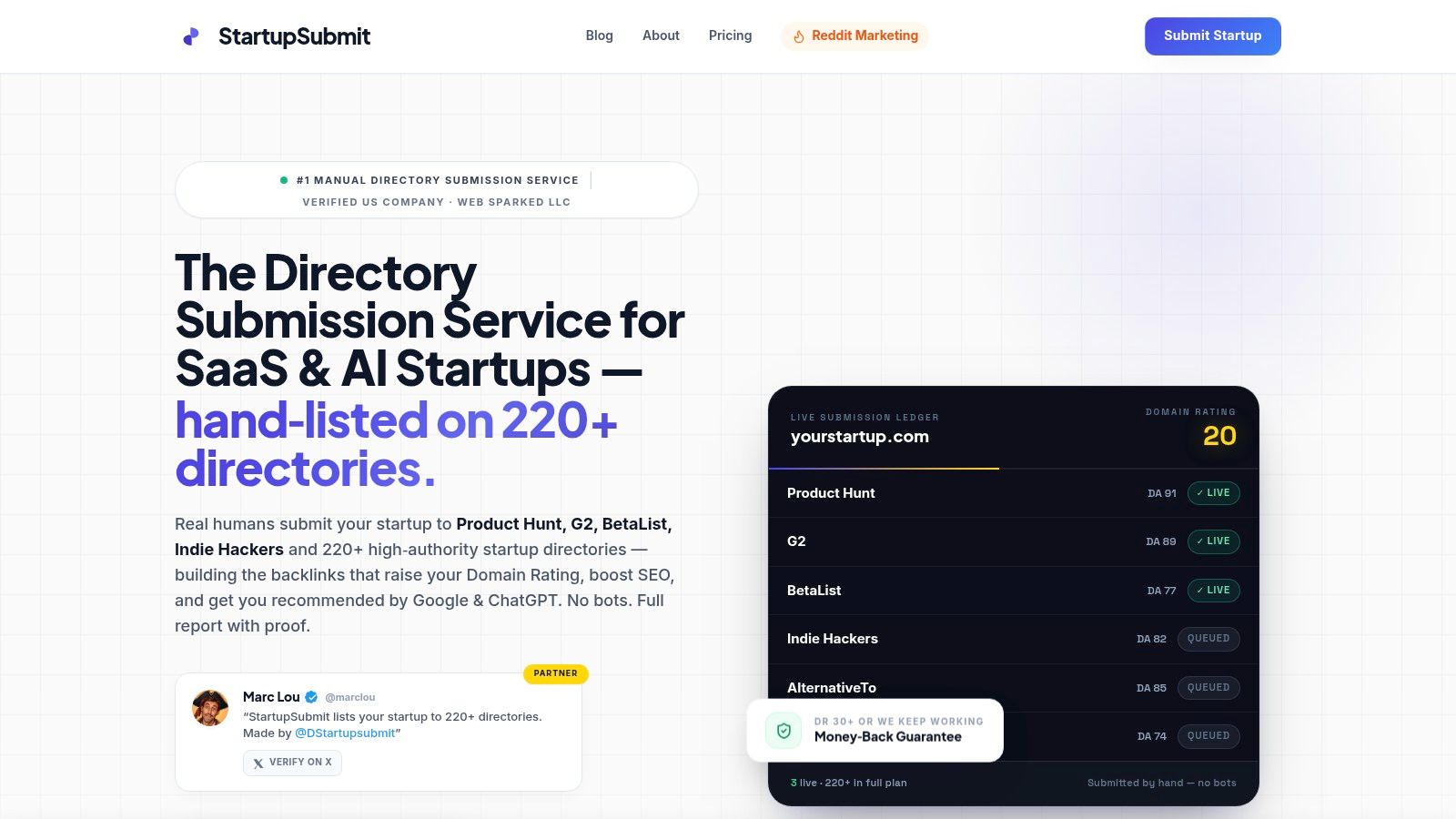 StartupSubmit