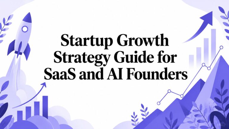 Startup Growth Strategy Guide for SaaS and AI Founders