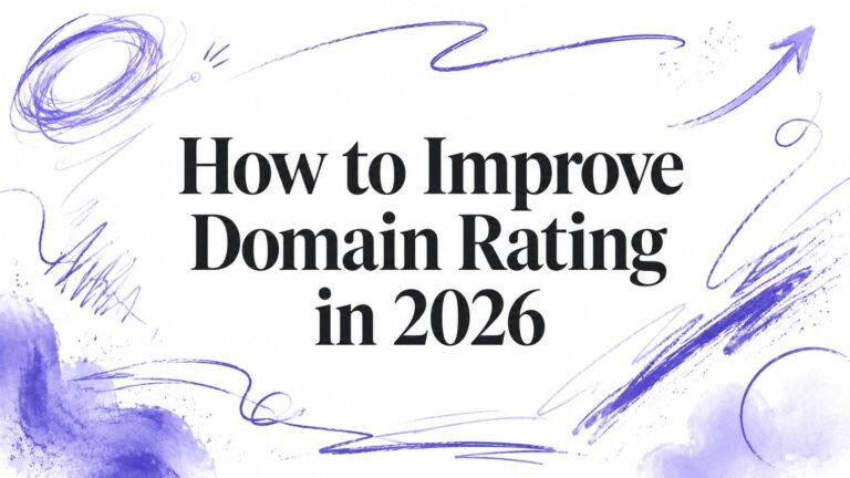 How to Improve Domain Rating in 2026