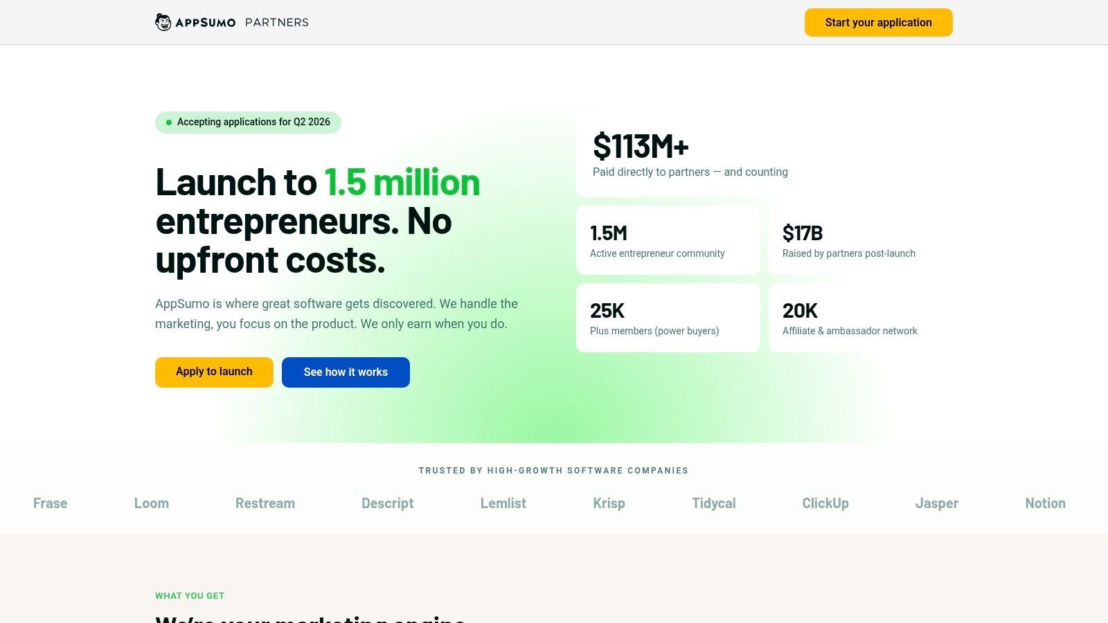 AppSumo Marketplace