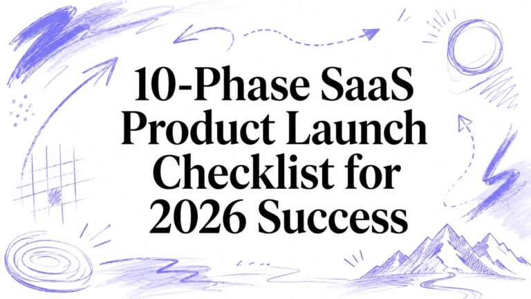 10-Phase SaaS Product Launch Checklist for 2026 Success