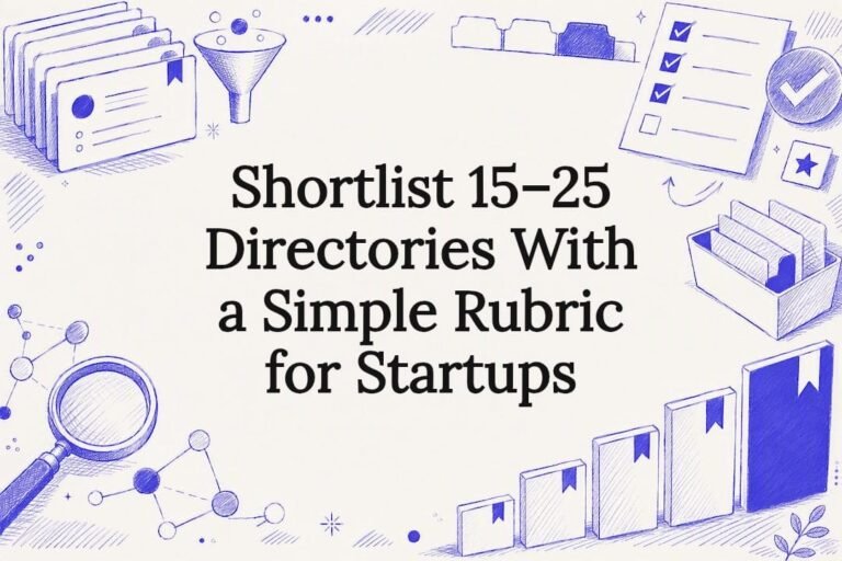 Decorative startup directory title card