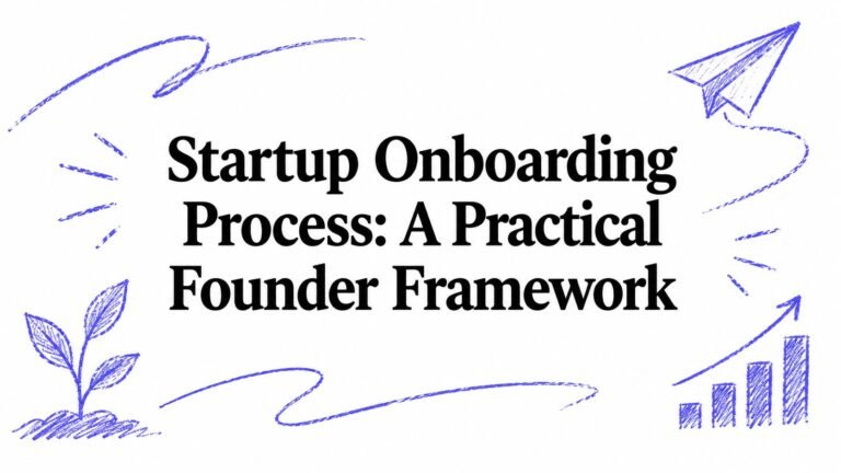 Startup Onboarding Process: A Practical Founder Framework