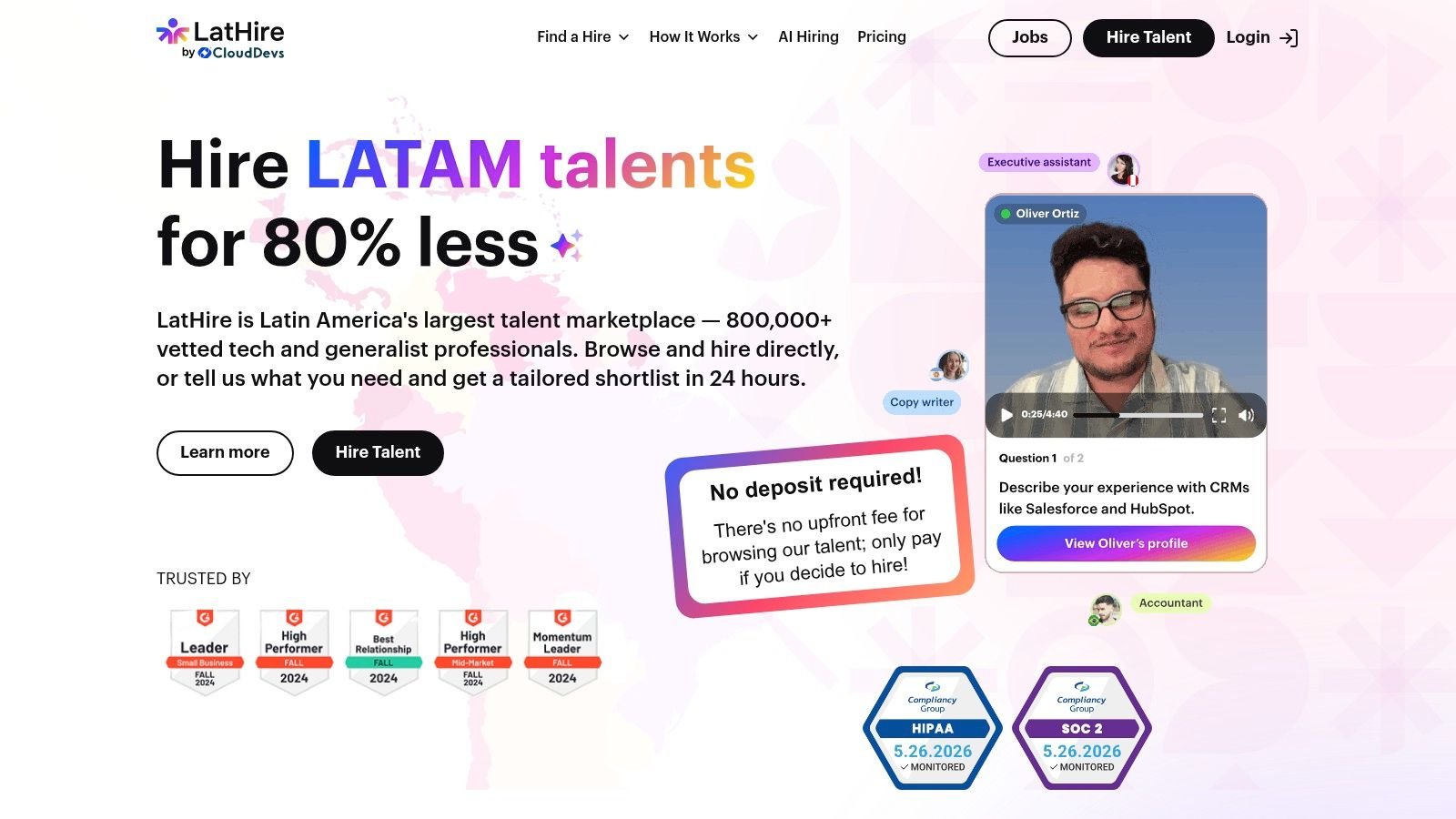 Screenshot from https://lathire.com